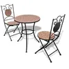 Image de Ensemble de bistro 3 pcs Carreaux céramiques Terre cuite