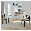 Image de Chaise de salle à manger 2 pcs Carrée Bois Marron