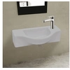 Image de Vasque à trou pour robinet céramique Blanc pour salle de bain