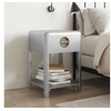 Image de Table de coin avec 1 tiroir vintage Style d'aviation