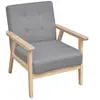 Image de Fauteuil Tissu Gris clair