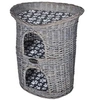 Image de 2 tiers Niche en forme d'arbre à chat en saule avec griffoir & coussin
