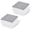 Image de Lampes enterrées à LED 2 pcs 100x100x68 mm