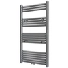 Image de Sèche-serviettes Porte-serviette à rails droits Gris de 600x1160 mm 141892