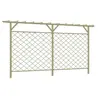 Image de Tuinhek met latwerk en pergola hout41726