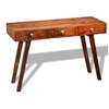 Image de Wandtafel met 3 lades 76 cm massief sheeshamhout 242463