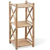Image de Etagère à 3 niveaux carré bambou