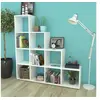 Image de Boekenkast/presentatiemeubel trapvormig 142 cm wit242550