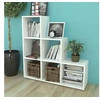 Image de Bibliothèque étagère 107 cm Blanc