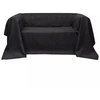 Image de Housse de canapé - - Micro-suède - Anthracite - 270x350 cm - Lavable en machine