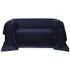 Image de Housse de canapé Micro-suède Bleu marine 140x210 cm