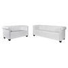 Image de Canapé Chesterfield à 2 places et à 3 places blanc