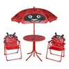 Image de Jeu de bistro avec parasol pour enfants 3 pcs Rouge
