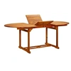 Image de Table de jardin 200x100x75 cm Bois d acacia massif