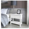 Image de Table de chevet 2 pcs Bois Blanc