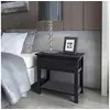 Image de Table de chevet Bois Noir