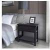 Image de Table de chevet 2 pcs Bois Noir