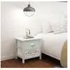 Image de Table de chevet en style français 2 pcs Bois