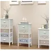 Image de Armoire de rangement en style français 4 tiroirs Bois