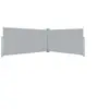 Image de Auvent latéral rétractable 160x600 cm Gris