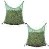 Image de Filet à foin 2 pcs Carré 0,9x1,5 m PP Filet à d'alimentation pour cheveux