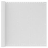 Image de Ecran de Balcon PEHD 90x600 cm Blanc Brise-vue Brise Vent Ombre Jardin
