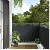 Image de Ecran de balcon en tissu Oxford anthracite de 75x600 cm