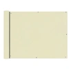 Image de Ecran de balcon en tissu Oxford 90x600 cm Crème