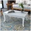 Image de Table basse 100 x 60 x 42 cm Laquée Blanc