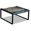 Image de Table basse Bois de récupération massif 80x80x40 cm