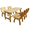 Image de Ensemble à manger d extérieur 5 pcs Pinède imprégnée