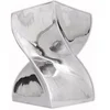 Image de Kruk/bijzettafel in gedraaide vorm zilver aluminium 243507