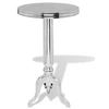 Image de Bijzettafel rond aluminium zilver243513
