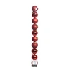 Image de Lot de 10 boules rouges assorties - 6 cm