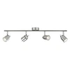 Image de Plafonnier ajustable - 4 spots - GU10 - métal - 93503