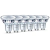 Image de Lot de 6 Ampoules LED Spot Culot GU10, 4,6W équivalent 50W, Blanc Chaud 2700K, Finition Verre