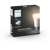 Image de Kit de démarrage Philips 2 ampoules connectée Hue White E27 Bluetooth + Pont de connexion 9,5 W Blanc