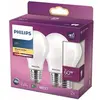Image de LED Classic 60W Standard E27 Blanc Chaud Non Dimmable Lot de 2