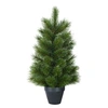 Image de Sapin de Noël artificiel Black Box Trees Glendon Vert Plastique H90xl51xL51cm