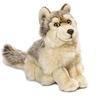 Image de Animal en peluche loup 25 cm