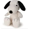 Image de Snoopy - peluche en velours cotele - Creme 19cm