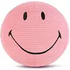 Image de Peluche velours côtelé Bon Ton Toys - Smiley Rose 23 cm BT35023113