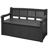 Image de Banc coffre de rangement plastique Salzburg