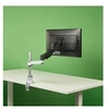 Image de R-Go Bras d'écran unique Caparo - Kit de montage (bras de moniteur réglable) - pour Ecran LCD - aluminium, plastique recyclé - argent - Taille
