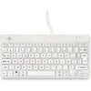 Image de R-Go Compact Break - Clavier - avec indicateur de rupture intégré - USB-C - AZERTY - Français - blanc