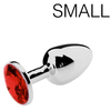 Image de Plug bijou Spolly Small - Rouge 6 x 2.7cm rouge