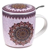 Image de Mug Mandala parme avec infuseur
