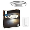 Image de Philips White Ambiance BEING Plafonnier 32W - Aluminium (télécommande incluse), compatible Bluetooth