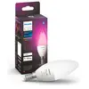 Image de White and color flamme E14