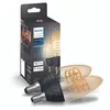 Image de Pack de 2 ampoules White Ambiance 4.9W Filament flamme E14